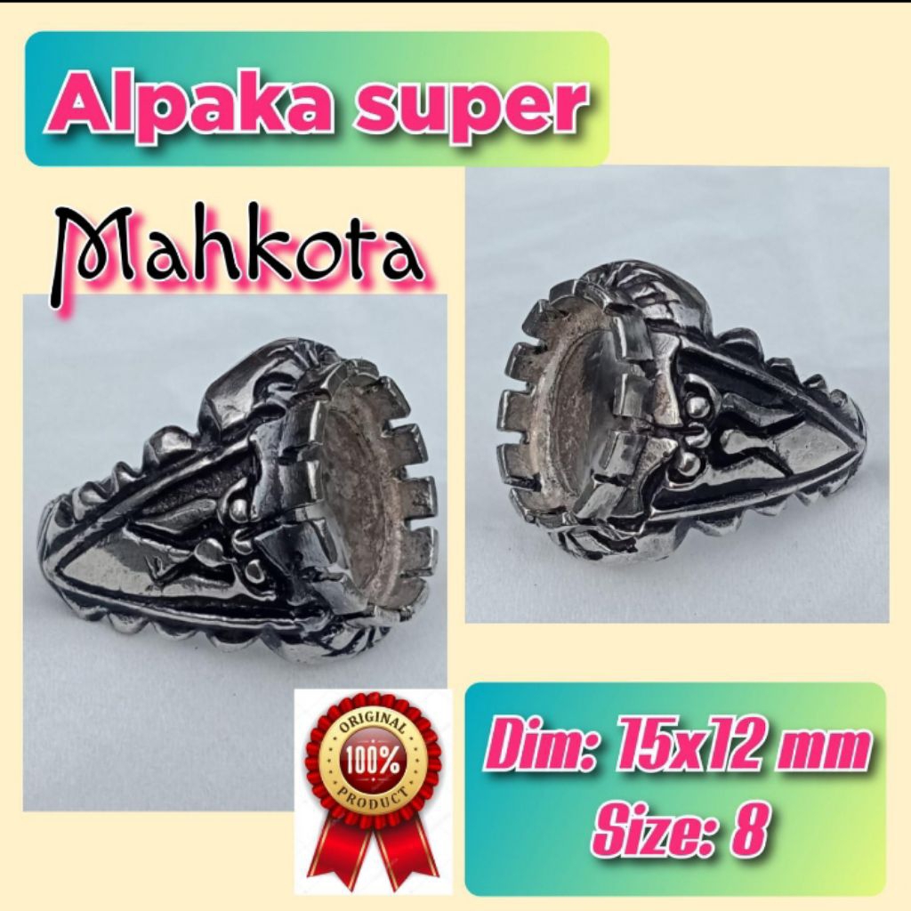 emban batu akik dan permata alpaka super ukir Bali Navajo.29