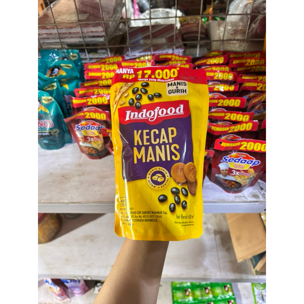 Kecap Manis Indofood Manis 520 ml