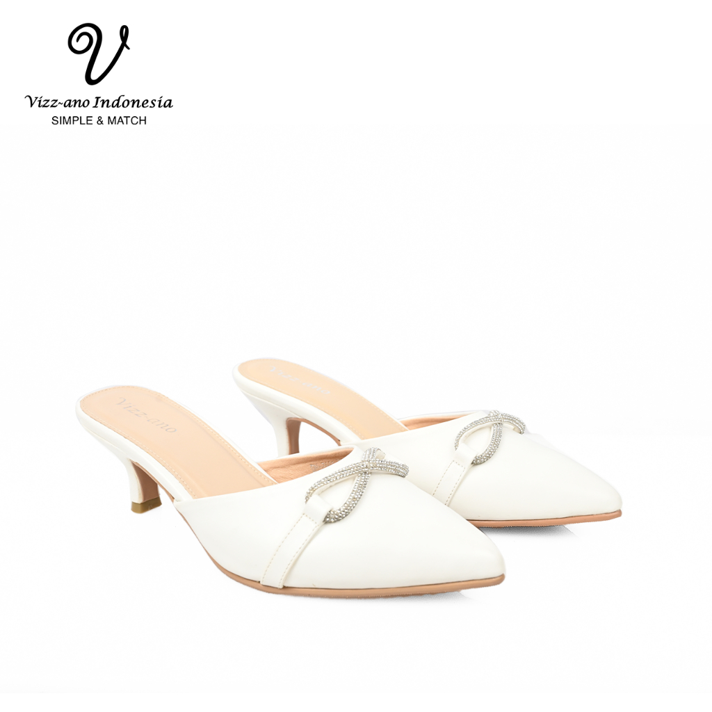 Vizzano Shoes - Sepatu Heels 5cm DM2441 White
