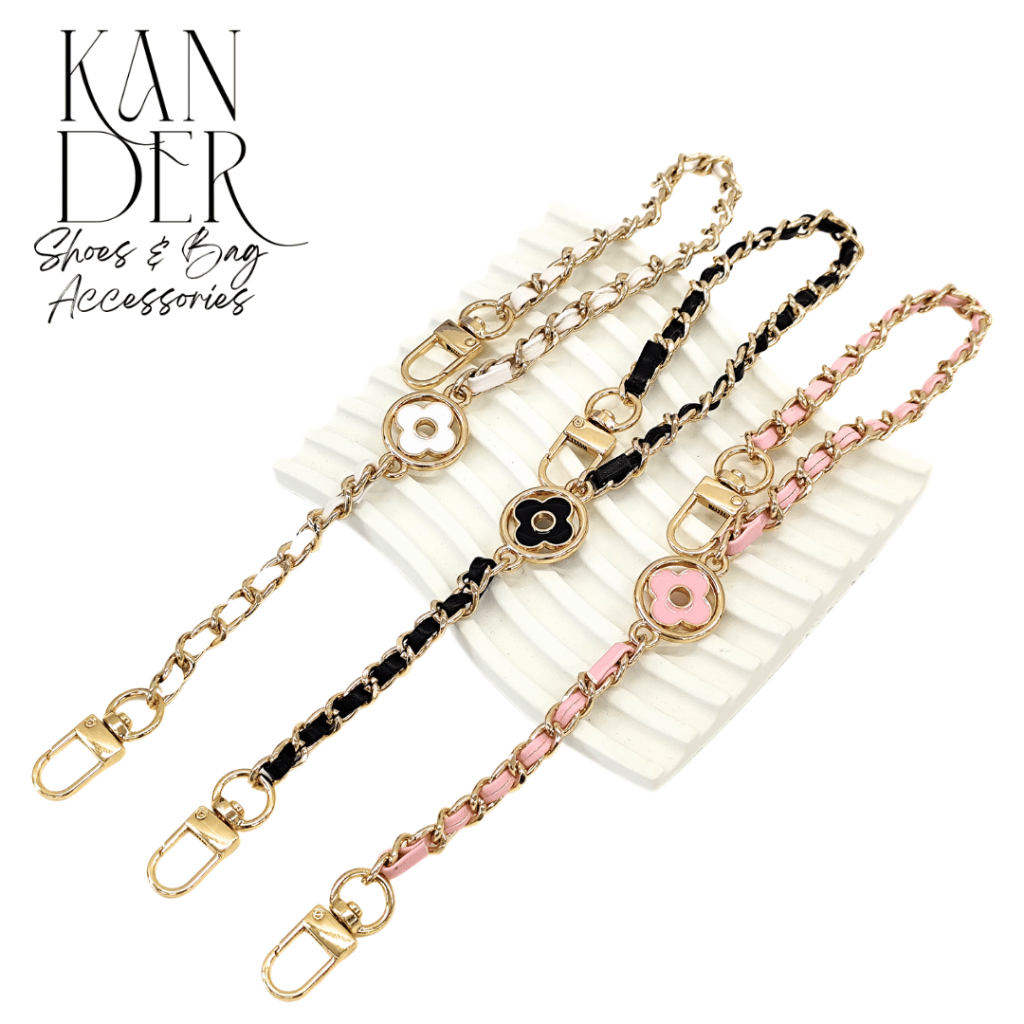 KANDER Iron Bag Chain 38cm Tali Tas Rantai Ulir Tali Rantai Premium Mewah Tali Gantungan Hp PULT01