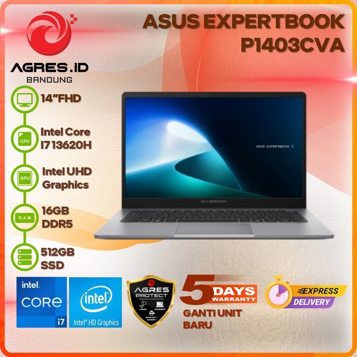 ASUS EXPERTBOOK P1403CVA I7 13620H 16GB 512GB 14" FHD