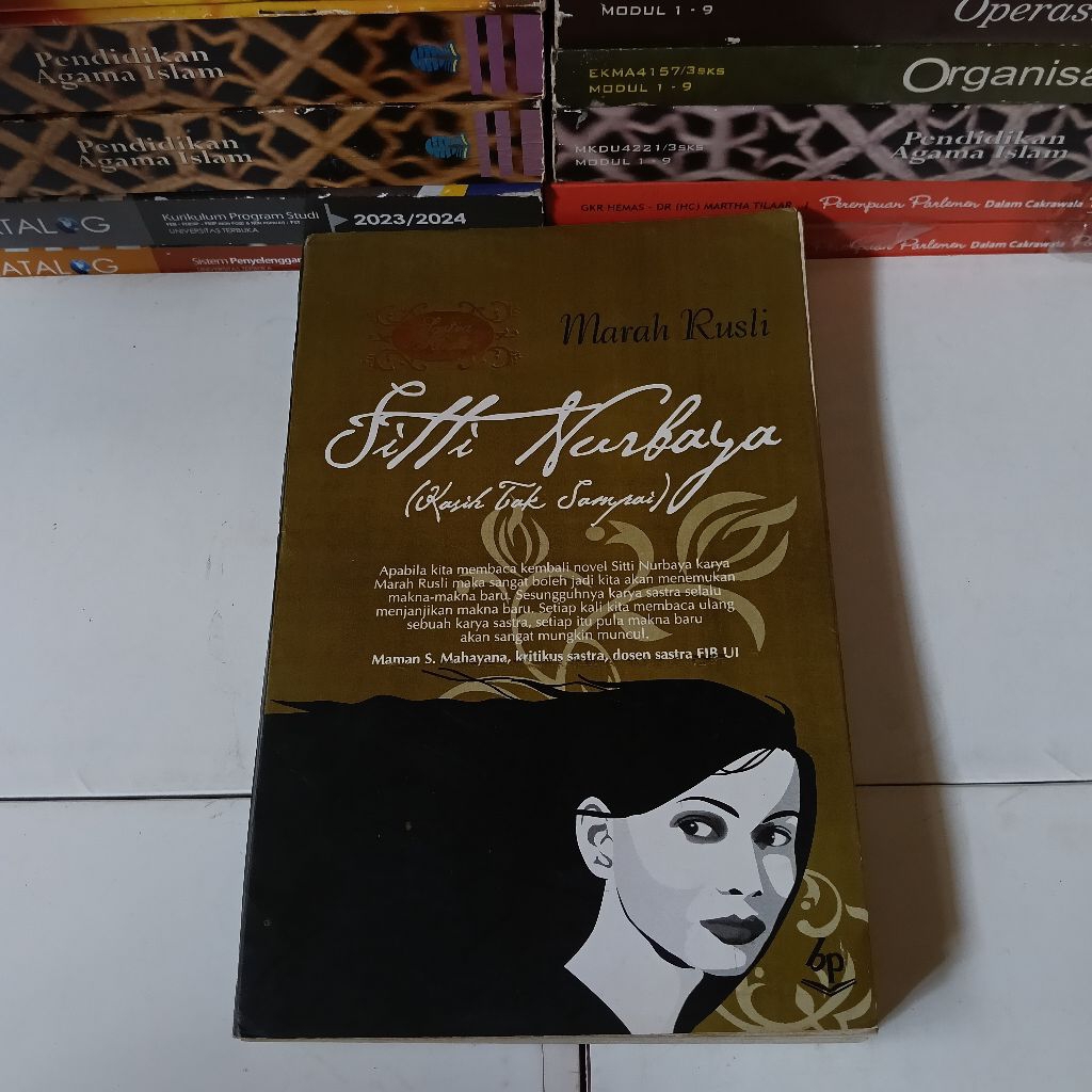 SITTI NURBAYA KASIH TAK SAMPAI