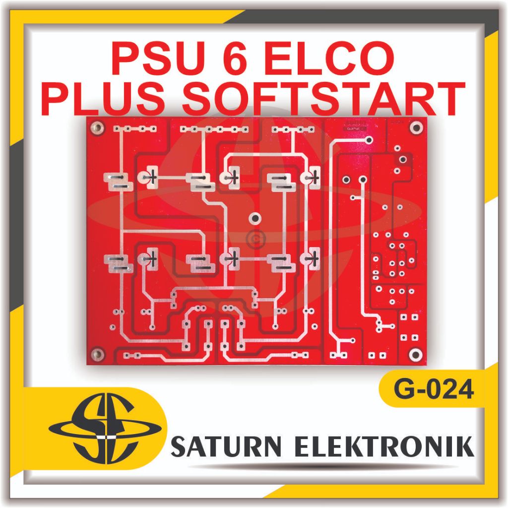 Pcb PSU 6 Elco Plus Softstart G-024