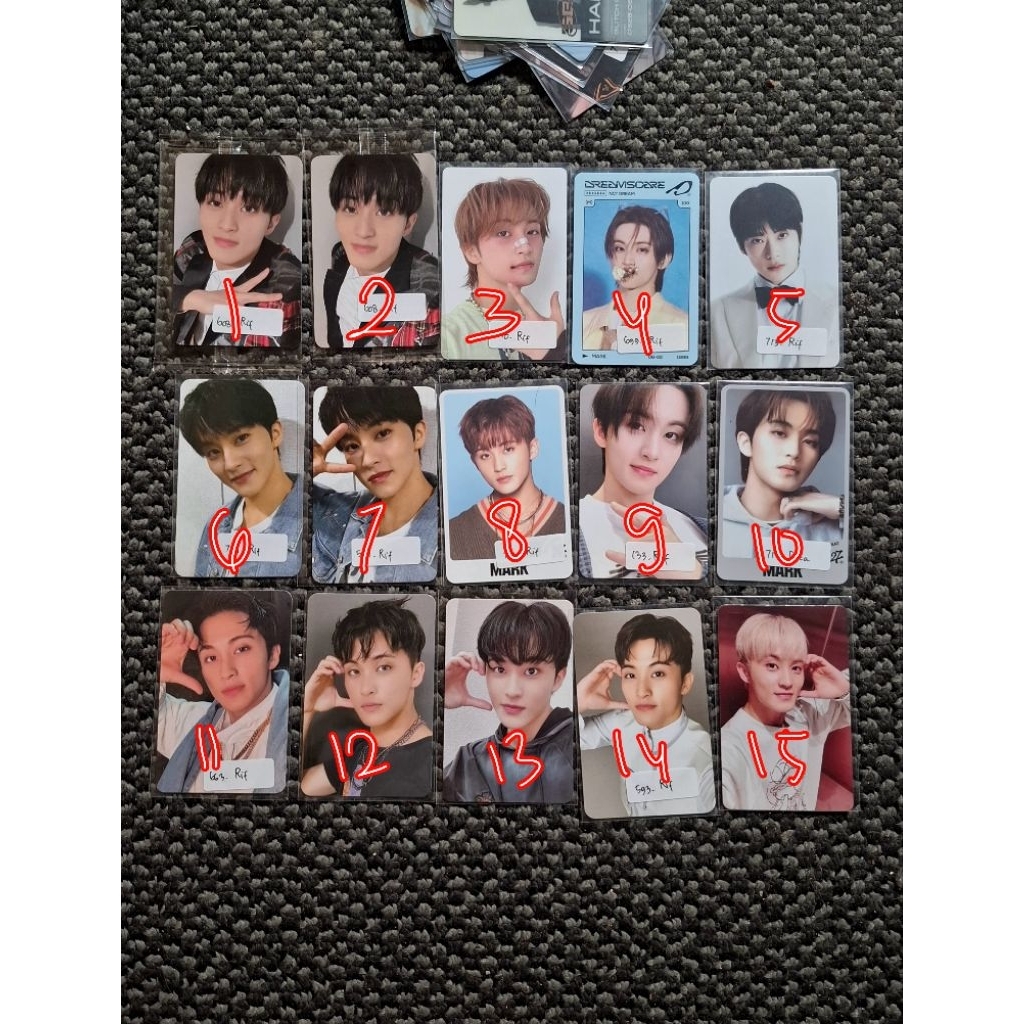 photocard mark lee murah nct dream 127 first fruit ktown battle code jaehyun the link everline hante