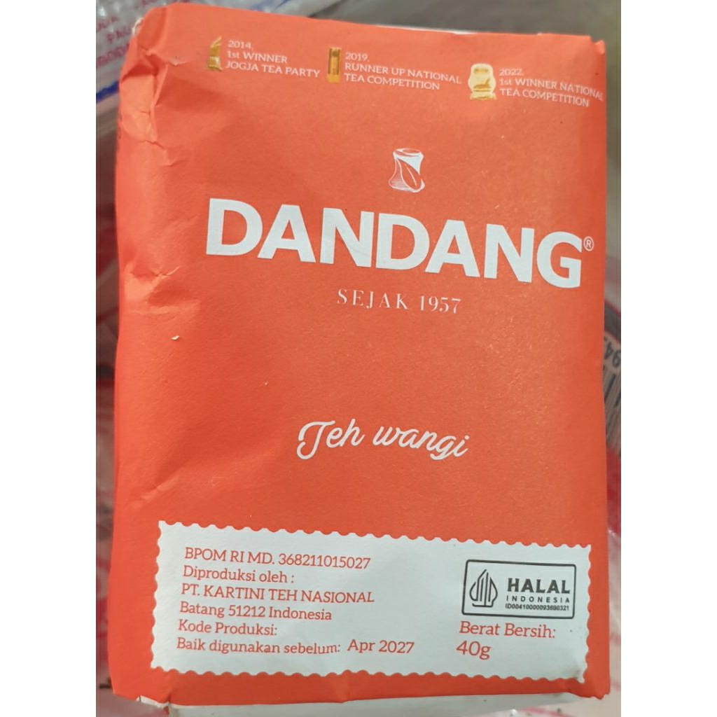 TEH DANDANG SEDUH/TEH TUBRUK CAP DANDANG