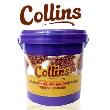 

Collins Choco Crunchy 1 kg/ Selai Roti / Toping Donat Collins / Selai Donat / Collins Selai Donat/ selai coklat kriuk