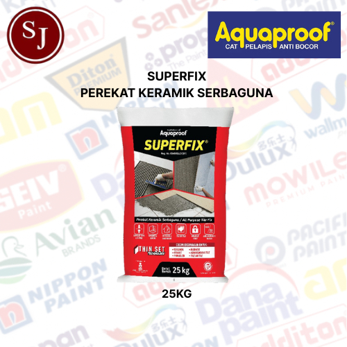 Aquaproof Superfix Perekat Keramik Lantai Dan Dinding - 25 Kg