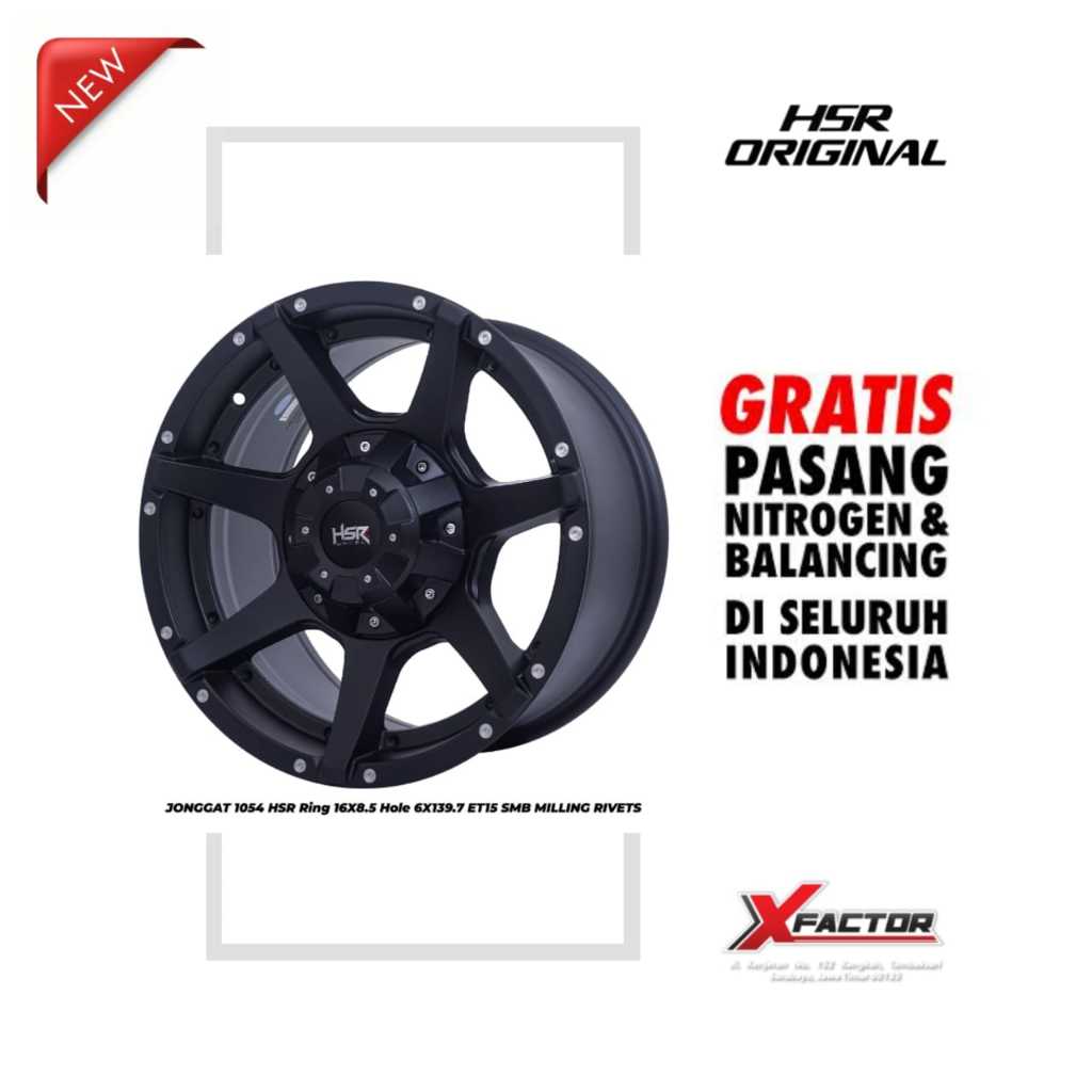 VELG MOBIL R16 HSR JONGGAT HSR R16X8.5 H 6X139,7 ET15 SMB