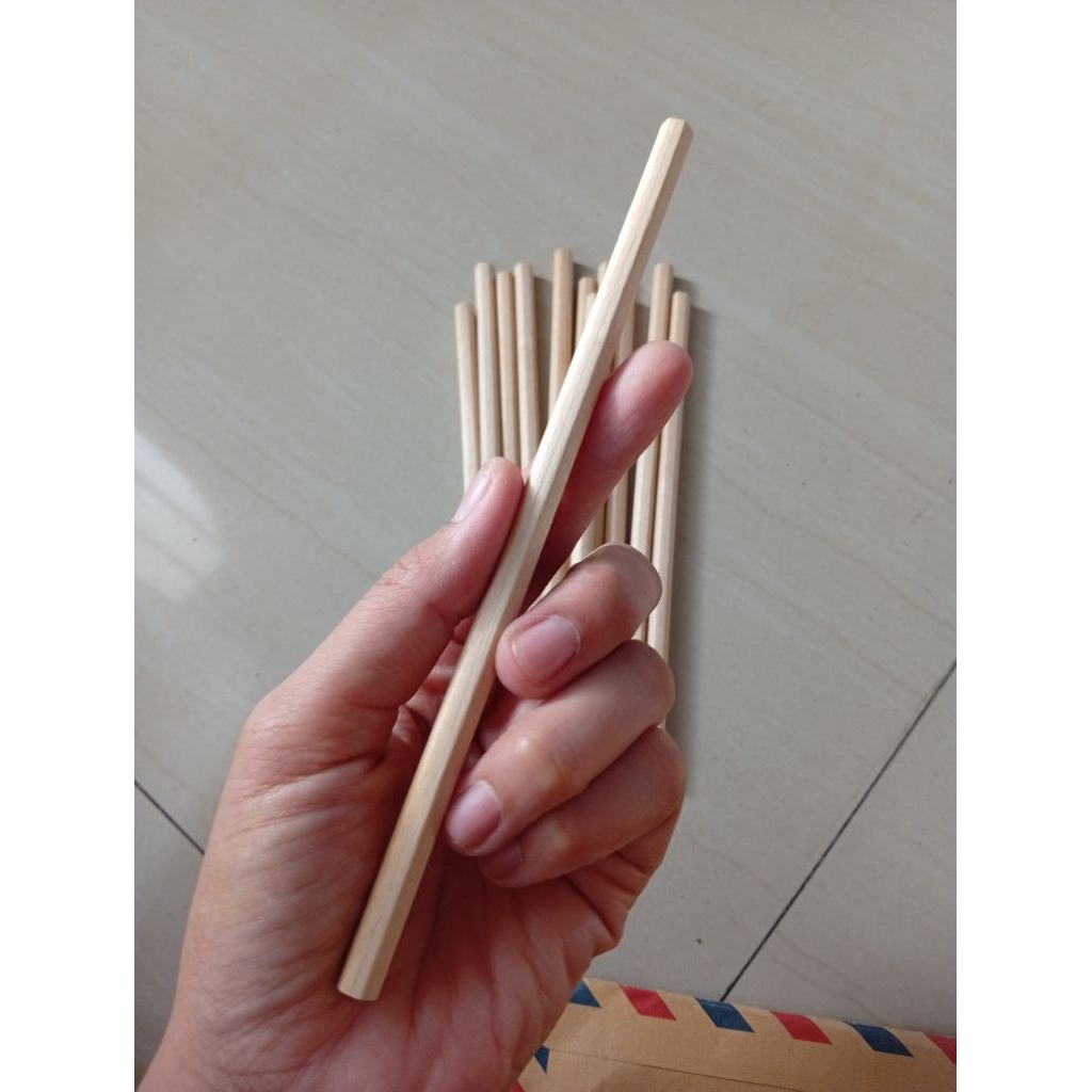 prnsil estetik kayu polosan/pensil kayu