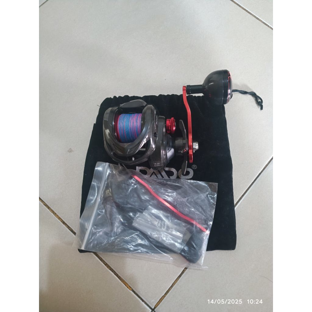 satu set joran kenzi galaxy PE 1-2 reel bc daido king predator 300l