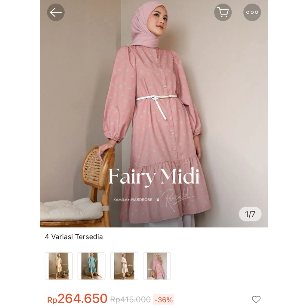 Preloved Kamila wadrobe