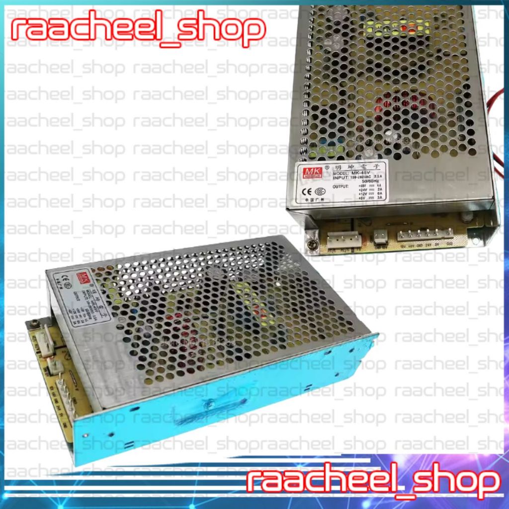PS0074 POWER SUPPLY MODEL MK-48V +48V 4A, +24V 2A, +12V 4A, +5V 6A