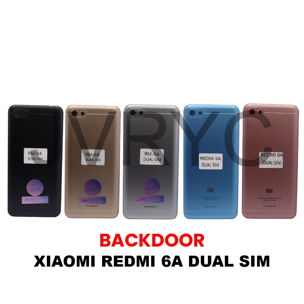 Housing - Backdoor Redmi 6A Dual Sim