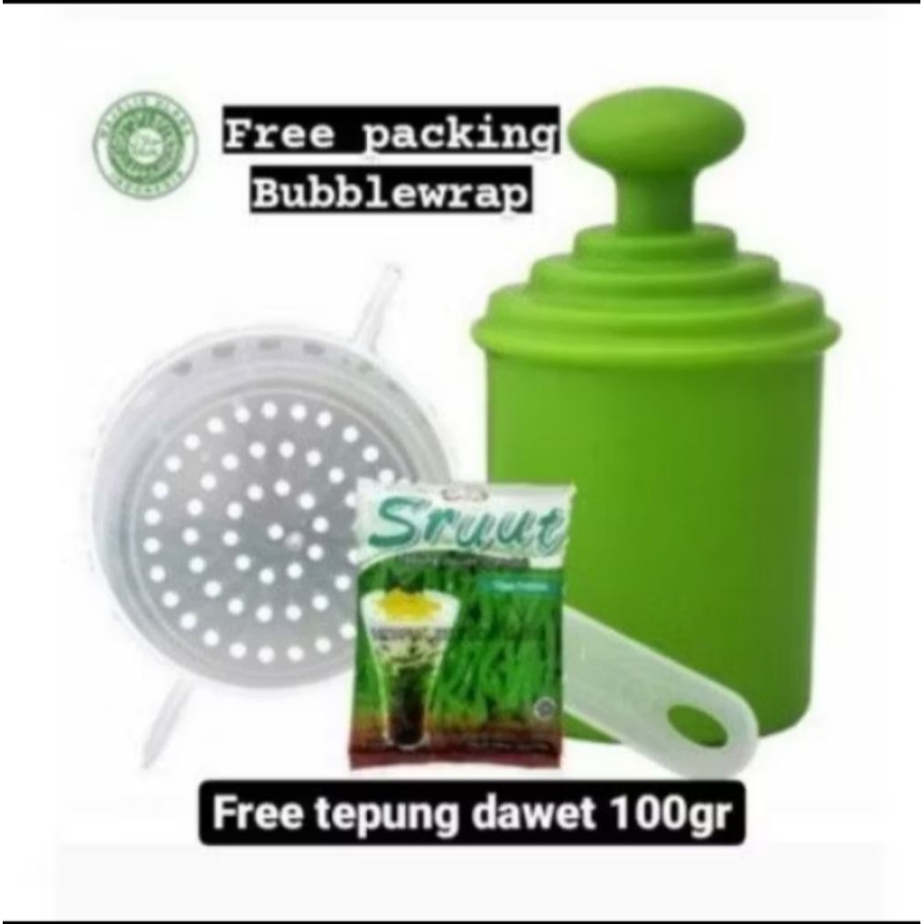 Cetakan cendol dawet serut bonus tepung cendol dawet Sruut 100gr