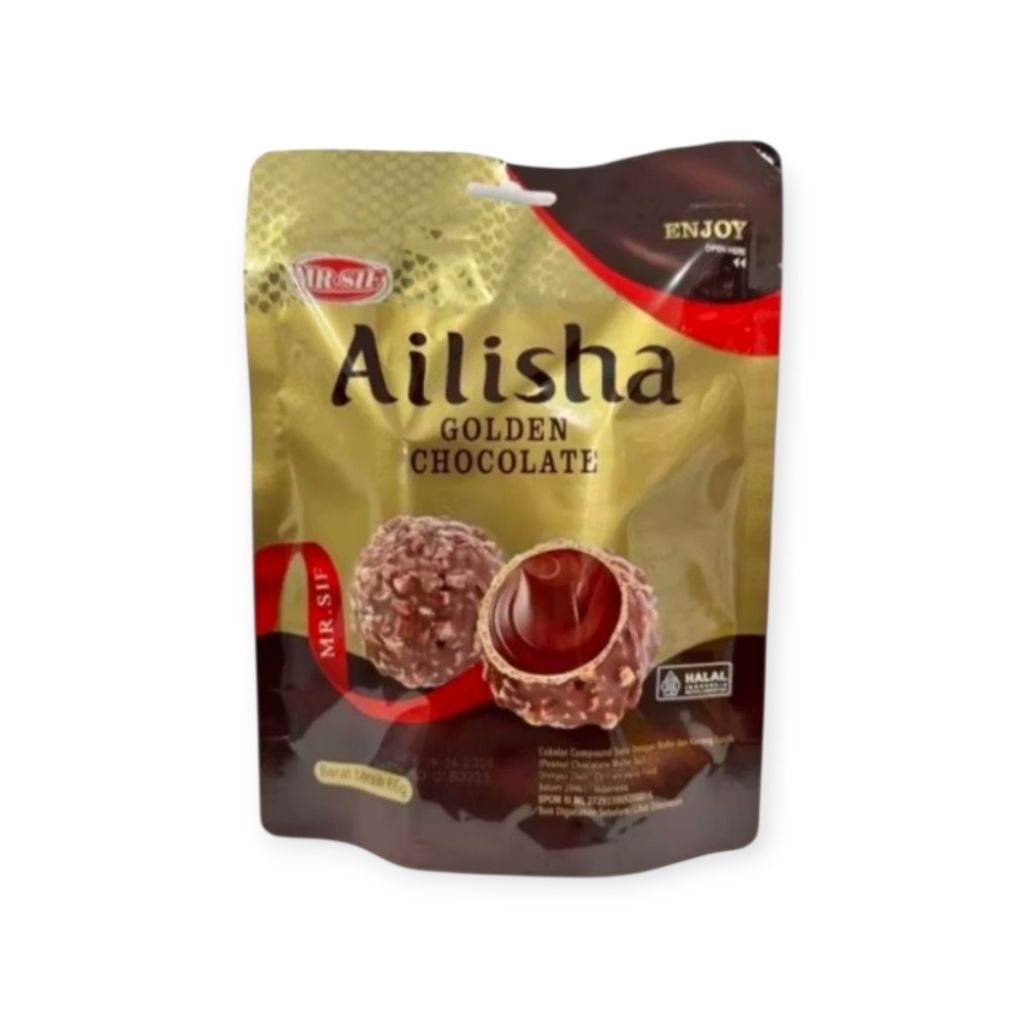 

Mr.sif Ailisha Golden Chocolate 66g