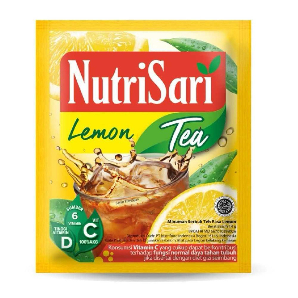 

NutriSari Lemon Tea 10 pcs
