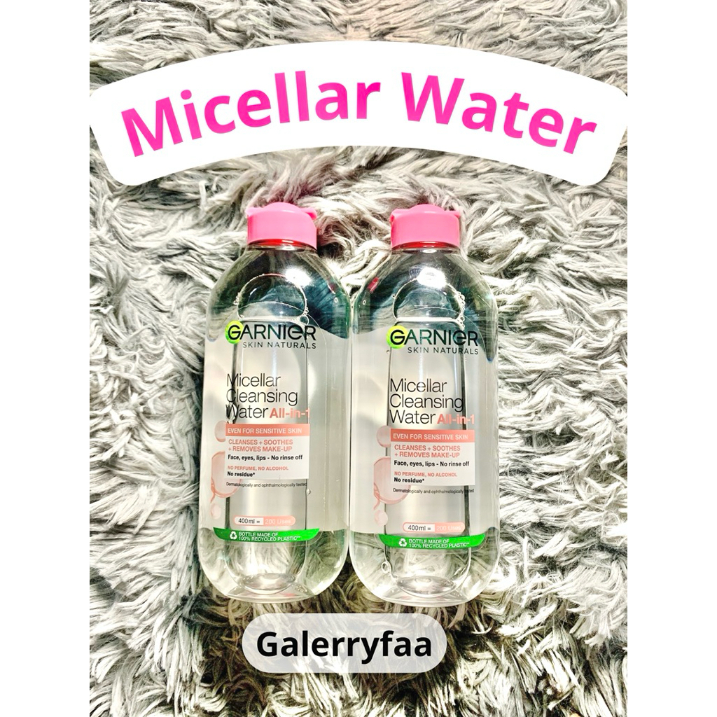 (PAKET HEMAT DAPAT 2) Terlengkap micellar water garnier 400ml