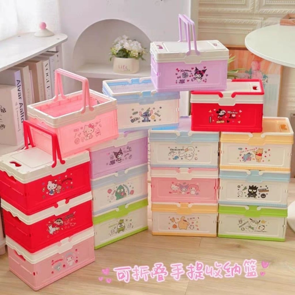 Box Lipat tutup tenteng plastik