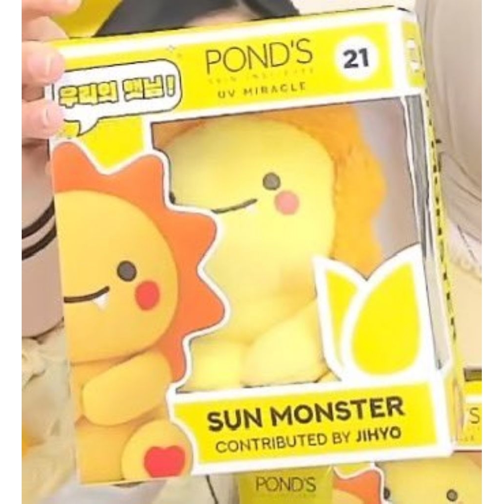PONDS Biome Buddy Buddies Tzuyu Sun Monster Sunmonster Jihyo Twice Foamy Senka Blind Box Plush Gantu