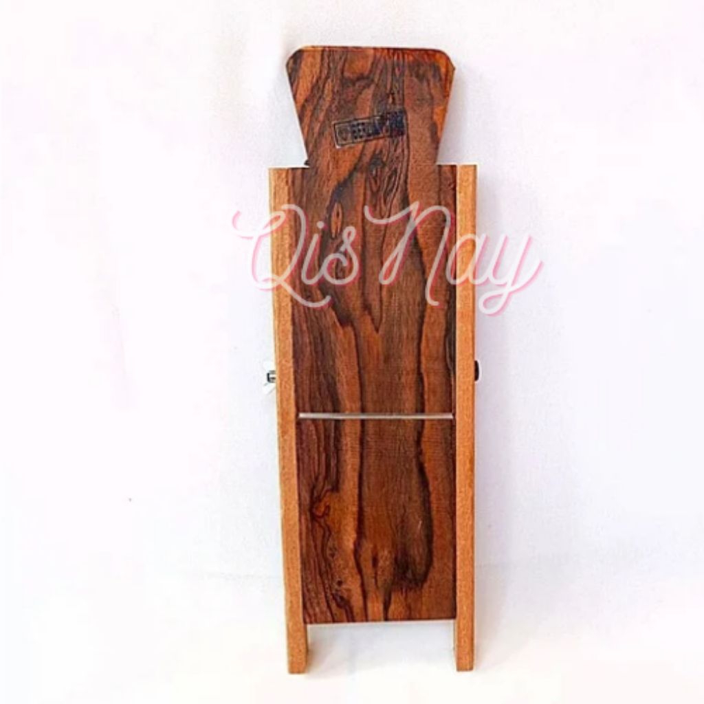 sugu keripik alat pemotong keripik singkong pisang ubi dll bahan kayu jati tebal ukuran besar pisau 