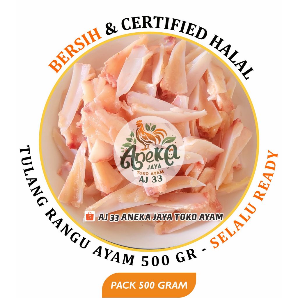 

Tulang Rangu Ayam 500 gram mentah