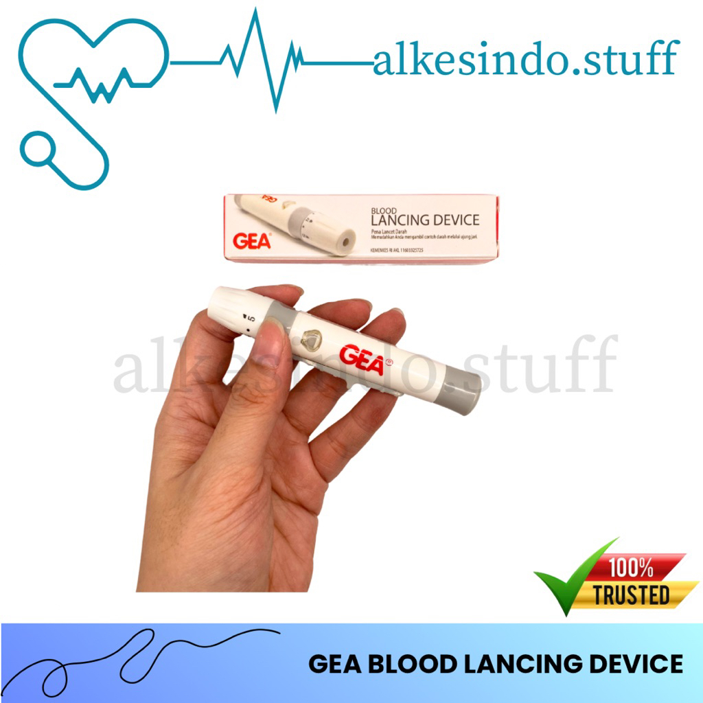 GEA Blood Lancing Device | GEA Pena Lancet Darah | Pen Lancet GEA Medical