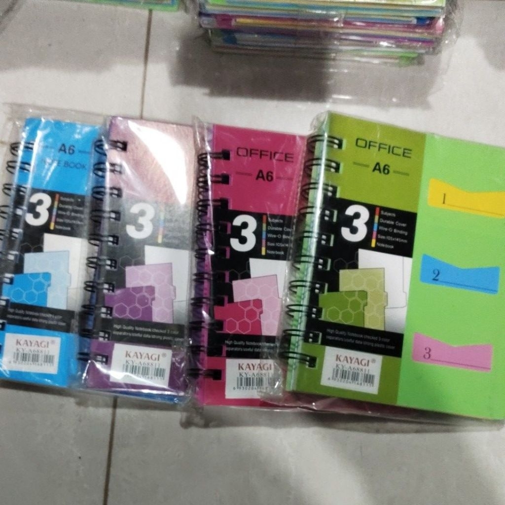 

Delunashop NOTE BOOK A6 WARNA RANDOM