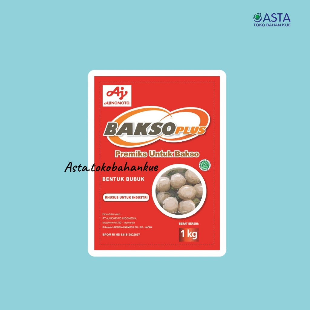 Bakso Plus Ajinomoto Kemasan 1 Kg | Bumbu Premiks Untuk Bakso | Beli 2 Lebih Hemat