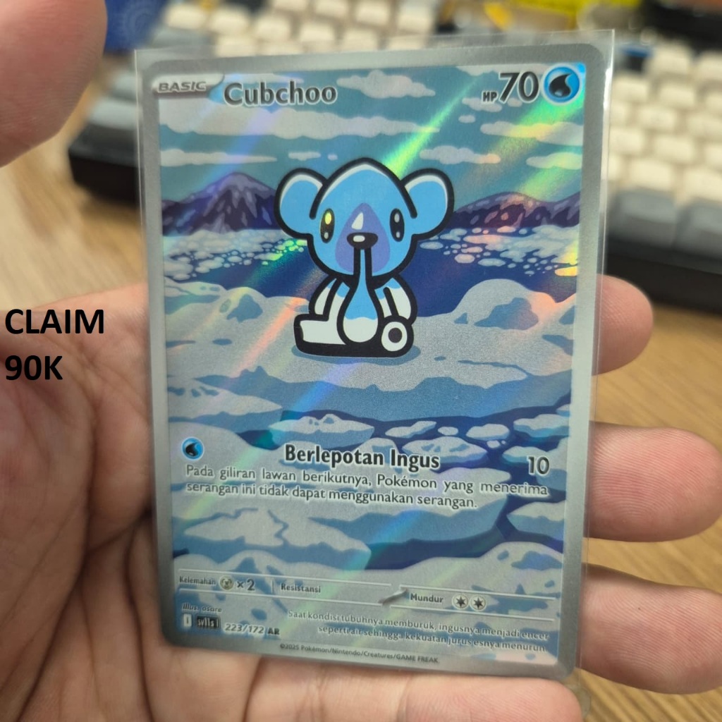 CUBCHOO - AR - SV11S - KARTU POKEMON INDONESIA