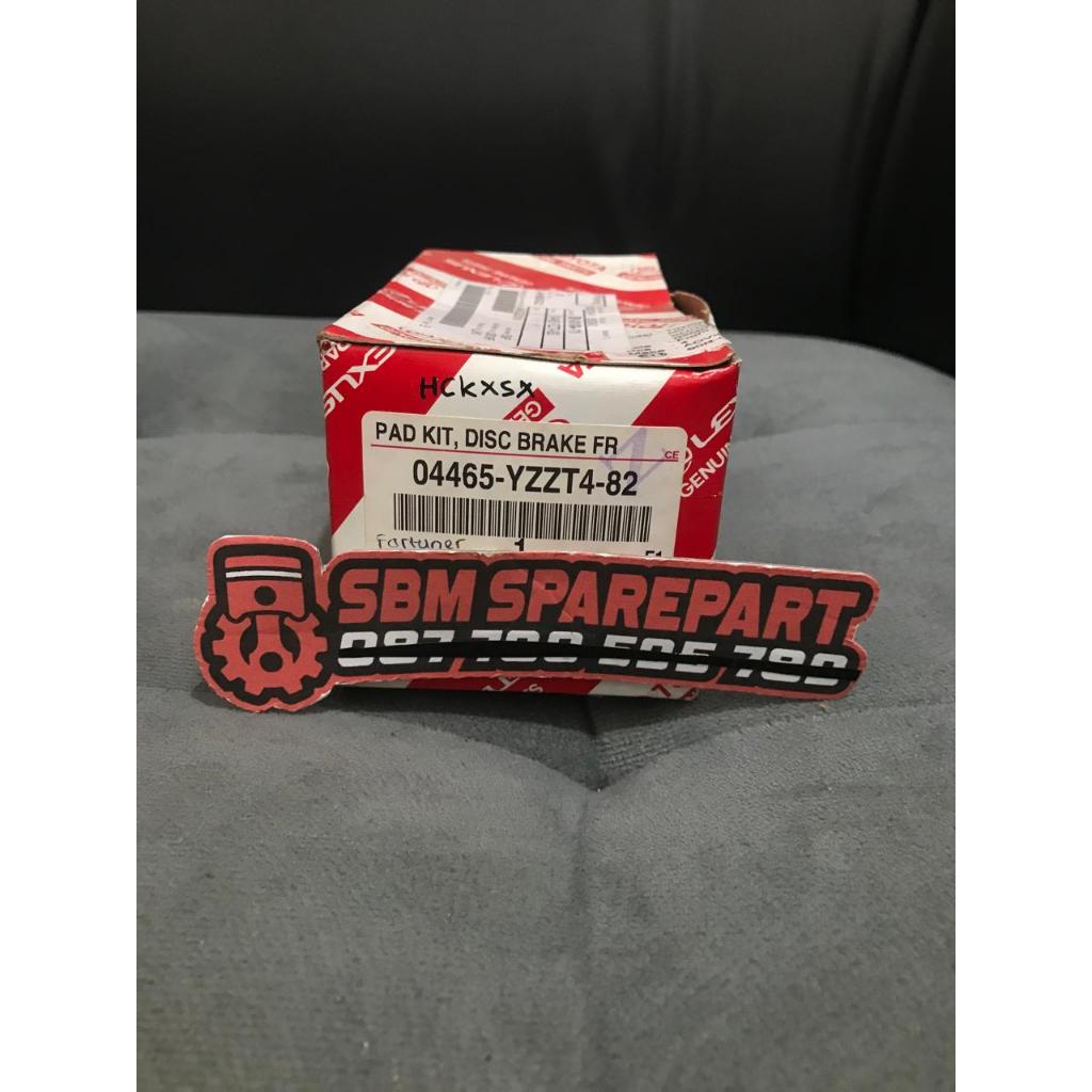 Kampas Rem Depan Original Toyota Fortuner 04465-YZZT4-82 | Genuine Part
