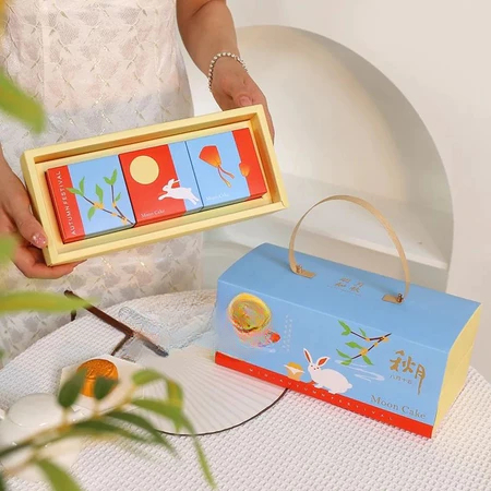 Mooncake Box Autumn Festival isi 6 Box Mid autumn Festival