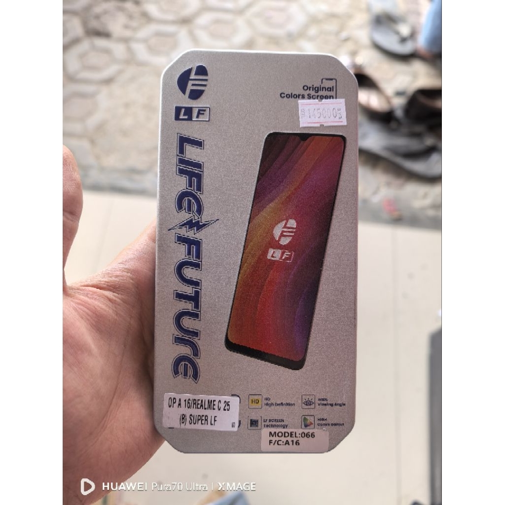 LCD OPPO A16 LF SILVER FULLSET TOUCHSCREEN