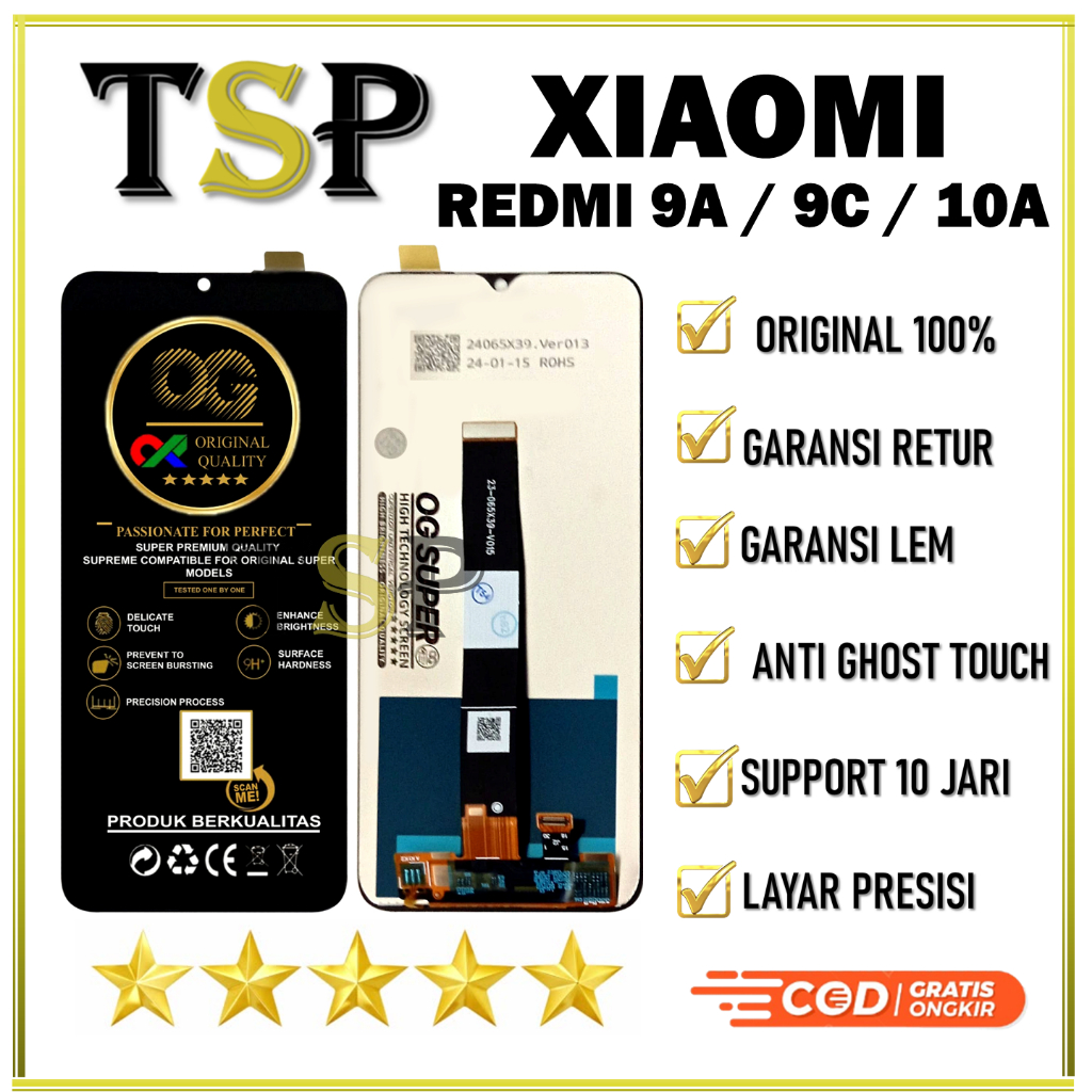 【ORIGINAL】LCD XIAOMI REDMI 9A / 9C / 10A LCD ORIGINAL 100% HIGH QUALITY