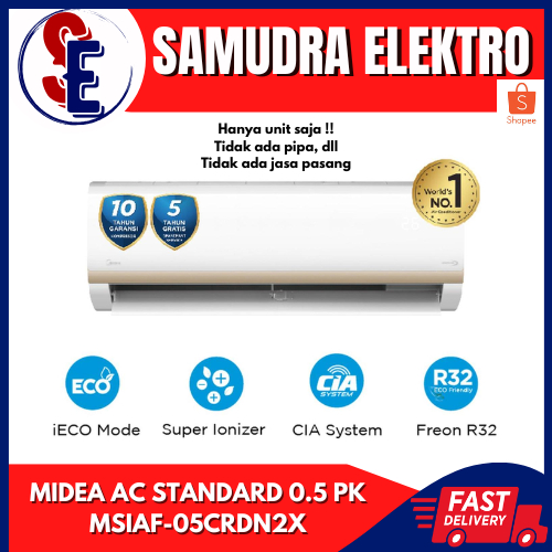 MIDEA MSIAF-05CRDN2X 0.5 PK AC INVERTER 1/2 PK XTREME SAVE ECO MODE