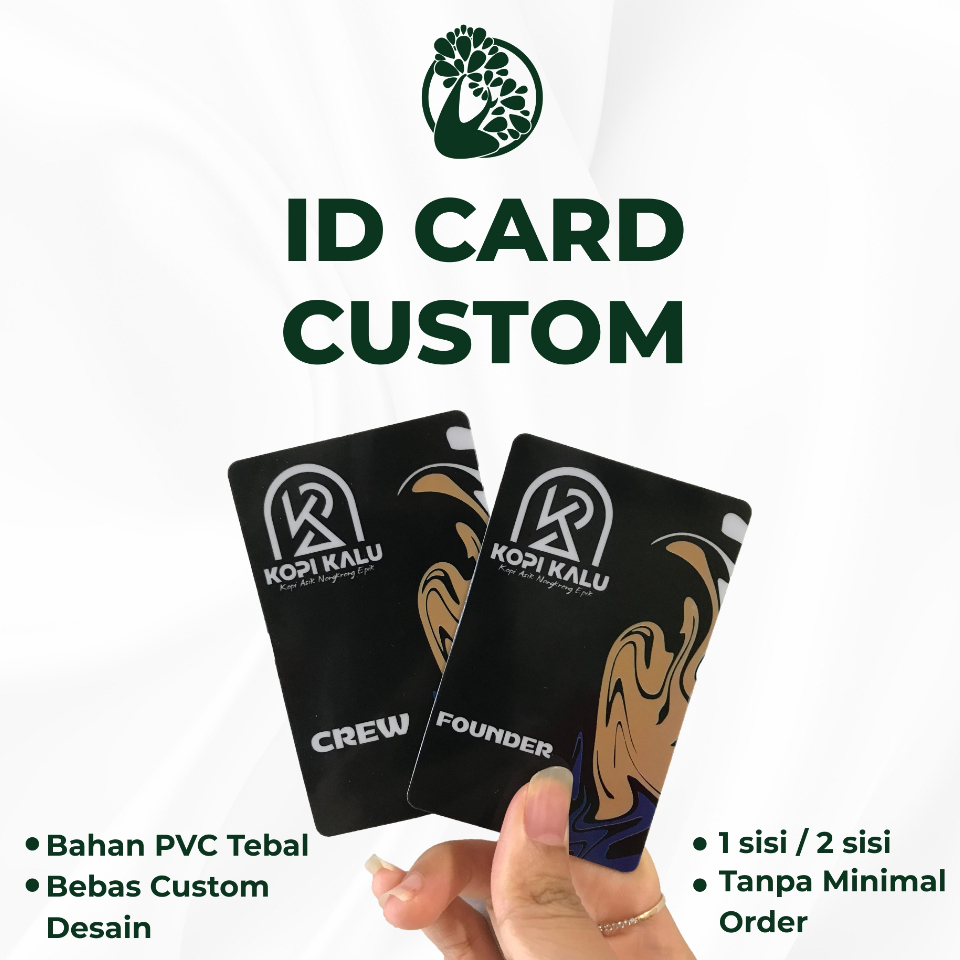 KAMUNIANG - CUSTOM ID CARD / LANYARD / SATU SET ID CARD + LANYARD