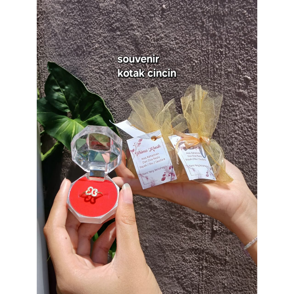 souvernir kotak cincin unik