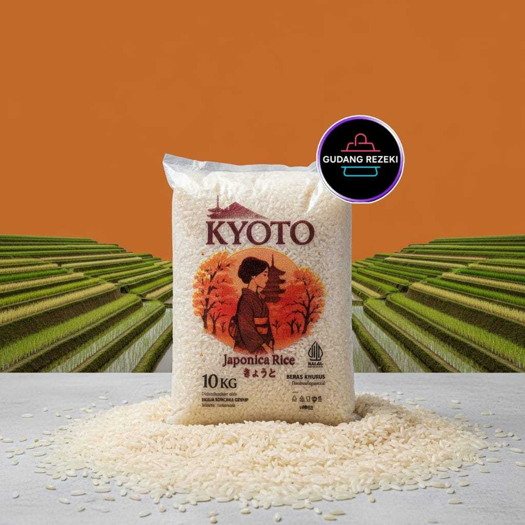BERAS JEPANG 1 KG KYOTO JAPONICA RICE 10 KG / BERAS JEPANG NO 1, BERAS TARABAS, BERAS SUSHI RICE, BE