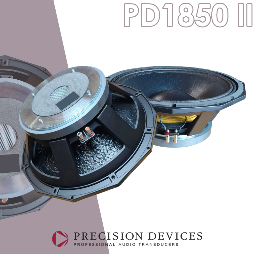 Speaker Komponen 18 Inch Precision Device PD1850 II / MK2 – 2000 Watt, Voice Coil 5 Inch, Magnet Bes