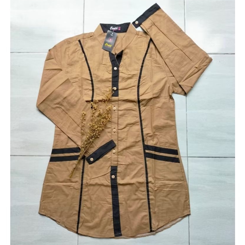 ATASAN TUNIK ASRI CANTIK KATUN SANTRIWATI WANITA REMAJA