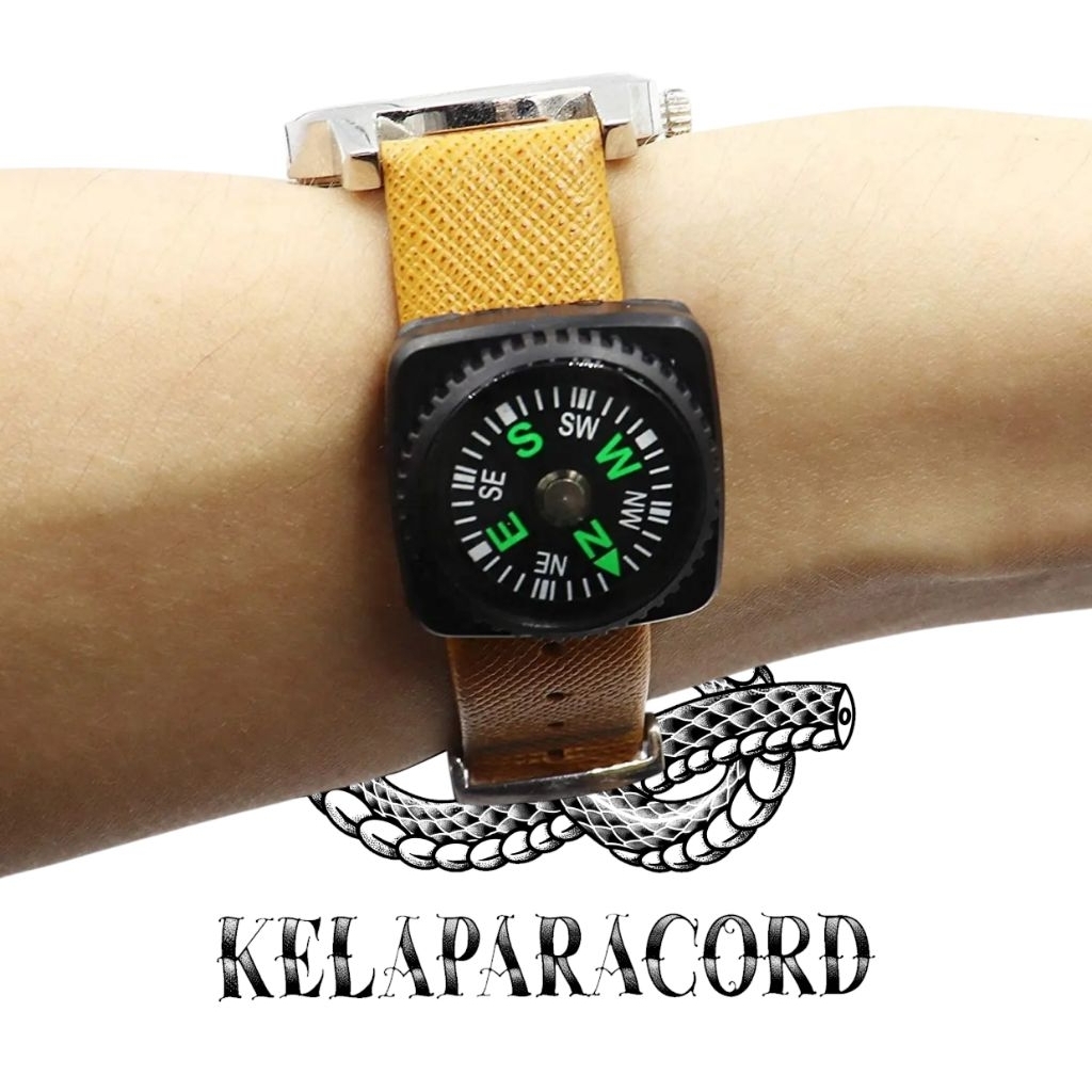 Kompas mini untuk strap jam tangan