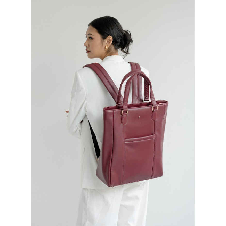 YOURKALLE Kama - Tas Ransel Tote Convertible Laptop Wanita