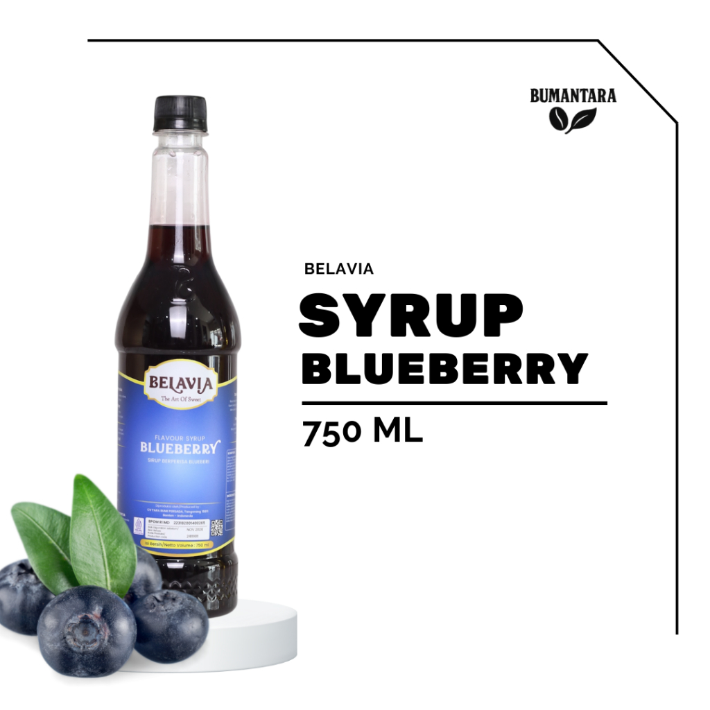 

Blueberry Syrup Belavia | Situp Rasa Blueberry | Bumantara Coffee