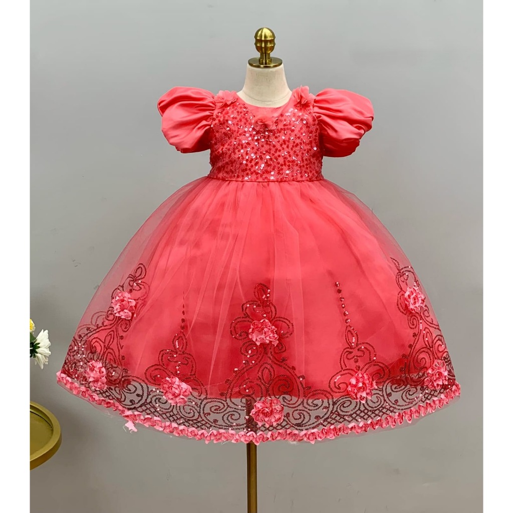 Dress Anak Perempuan Mewah – Gaun Pesta Princess Import Elegan