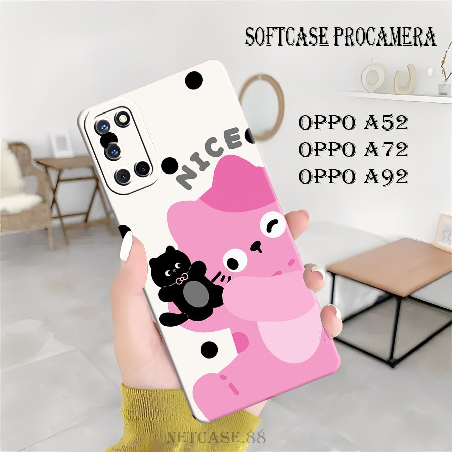 Softcase Hp Oppo A52 - Oppo A72 - Oppo A92 - Case Terbaru - Tpu Silikon - Softcase Lentur - Fashion 