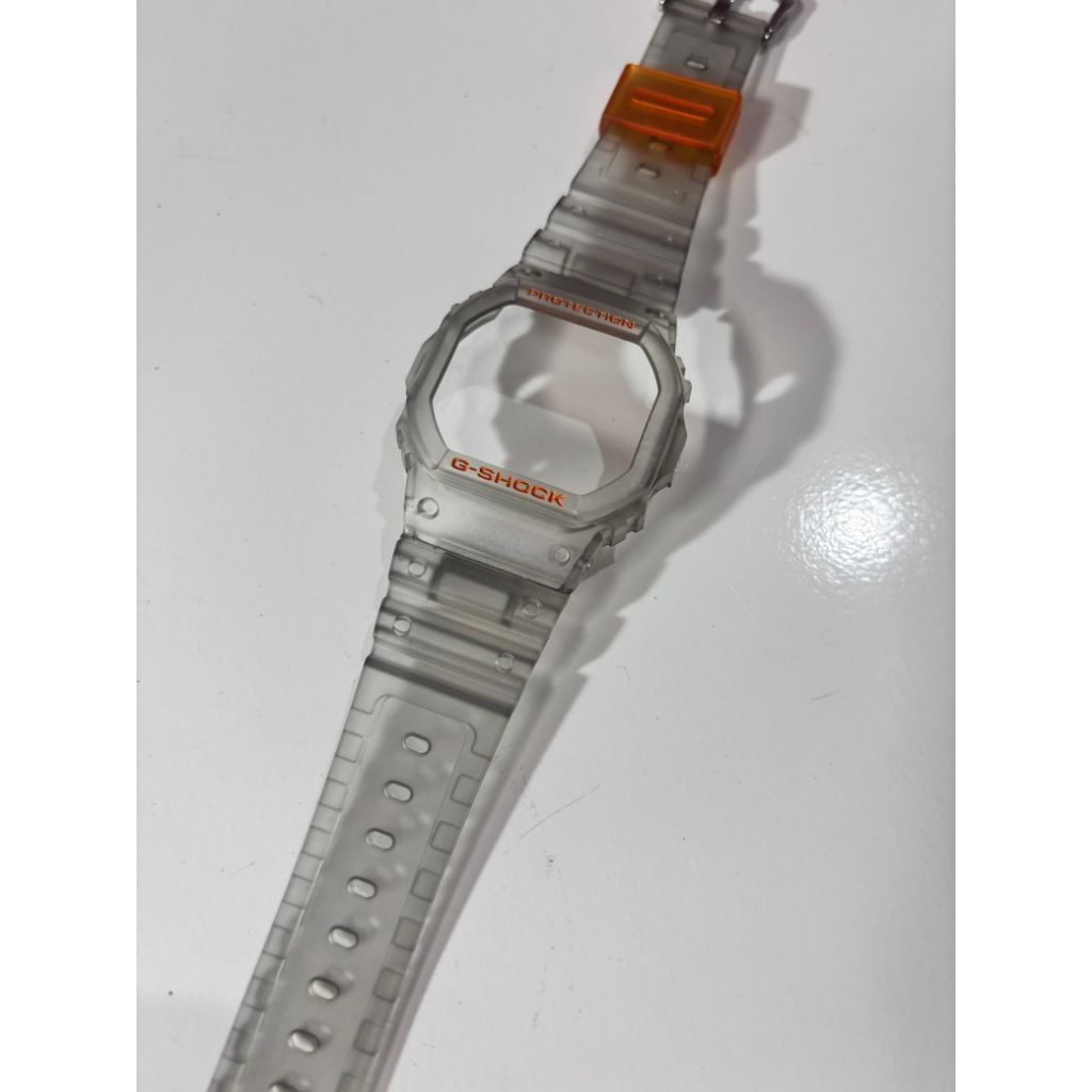BNB GSHOCK DW5600 MATTE SMOKE MOULD ORANGE