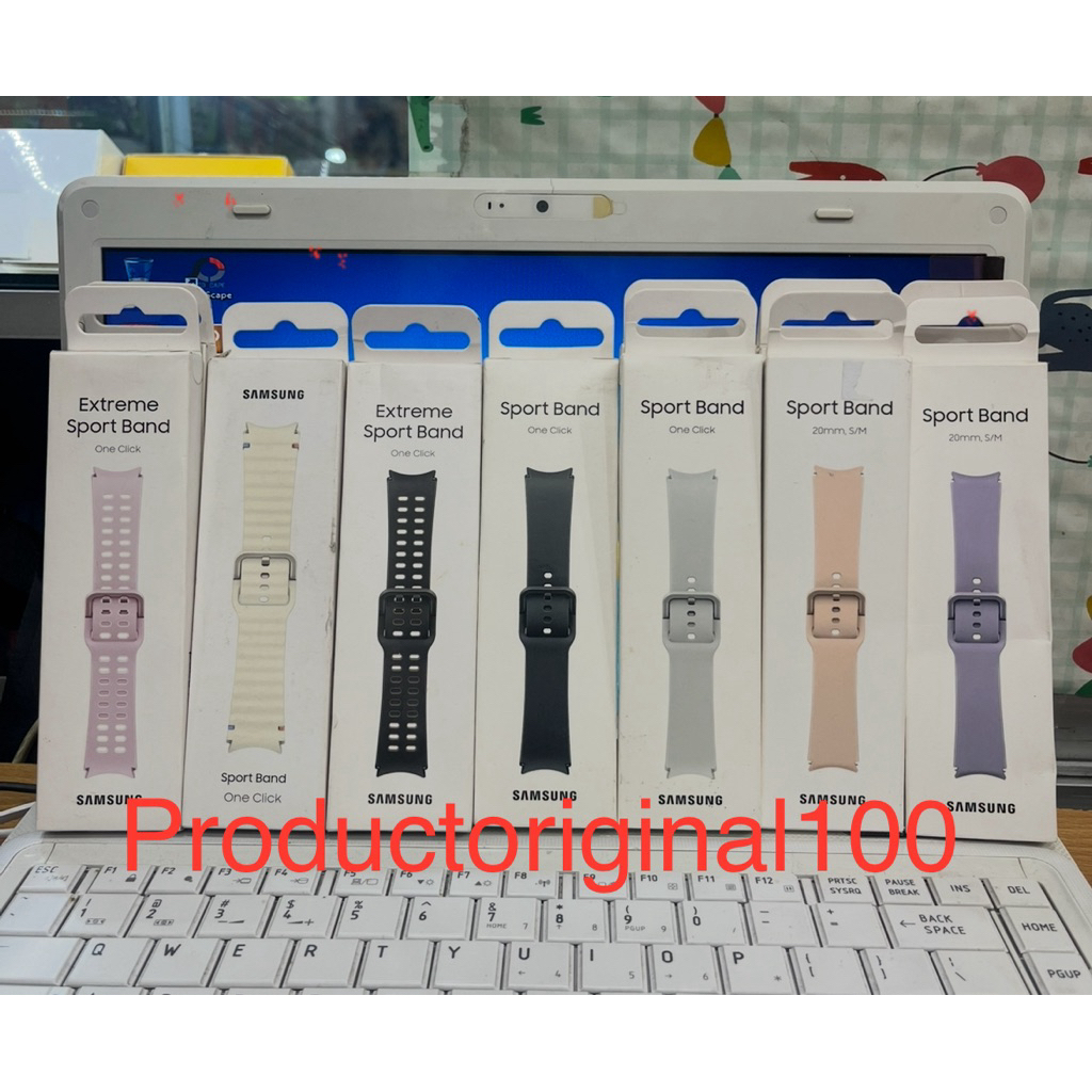 Strap Sport Band Samsung Galaxy Watch 7/6/5/4 Original & Berkualitas Tinggi