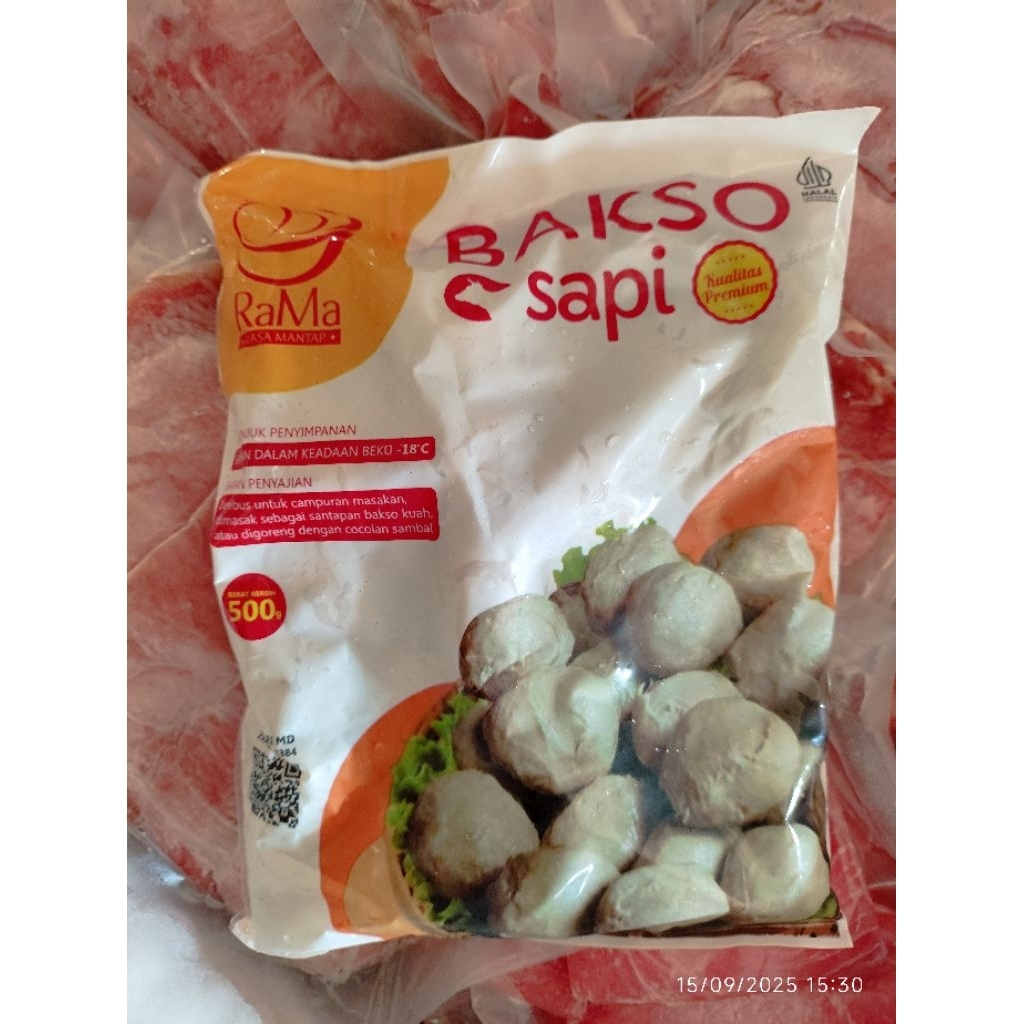 

Bakso Sapi Premium RAMA 500gr