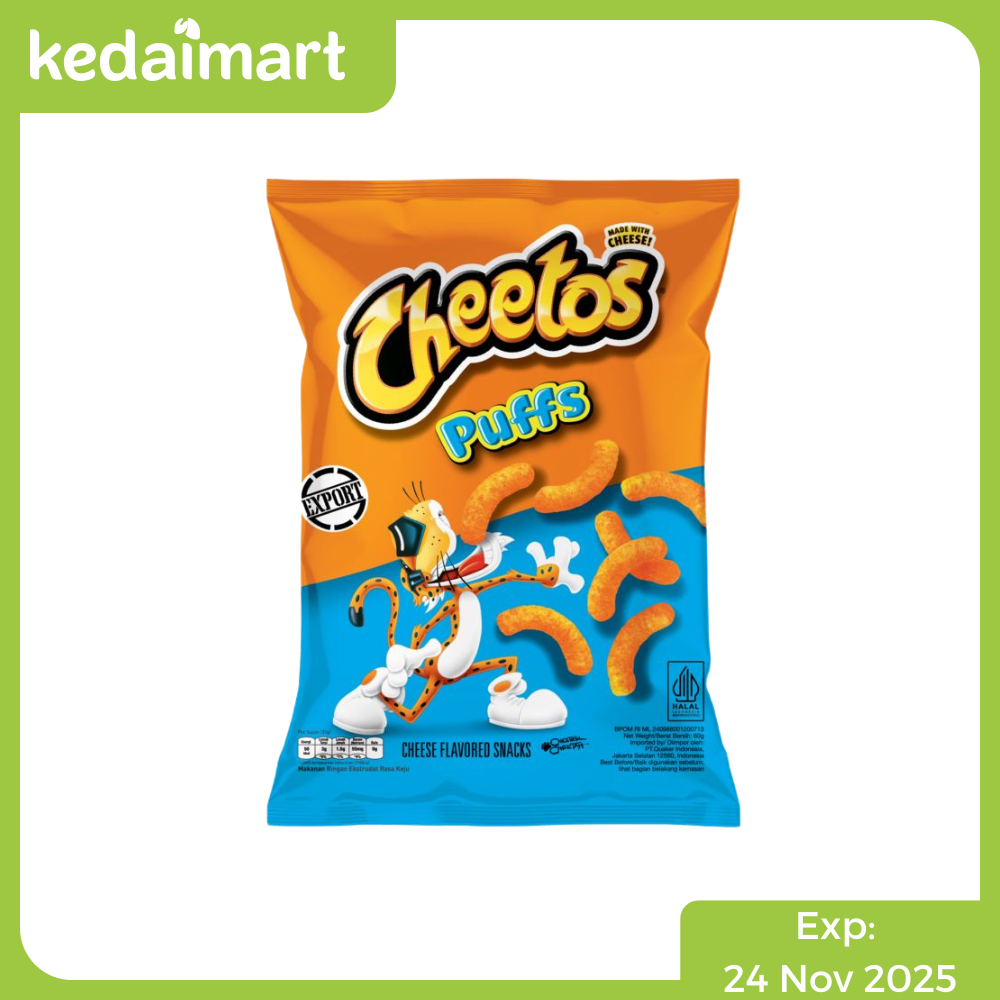 

Clearance Sale - Cheetos Puffs Snack Rasa Keju 60 Gram
