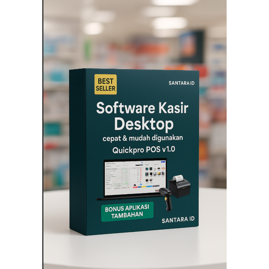 Software kasir desktop cepat & mudah digunakan Berbasis Web – Quickpro POS v1.0