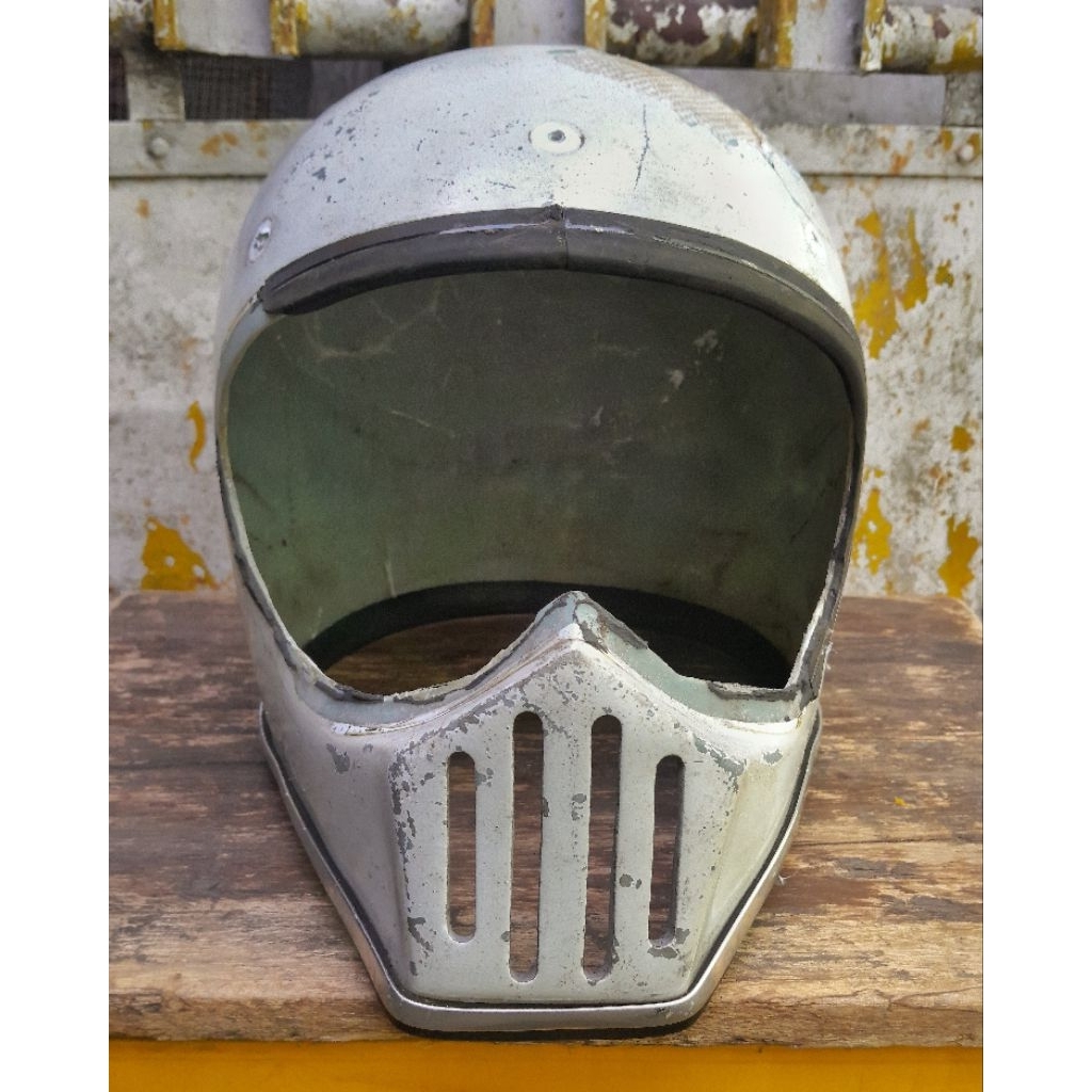 helm CAKIL RAW bahan siap naik cat